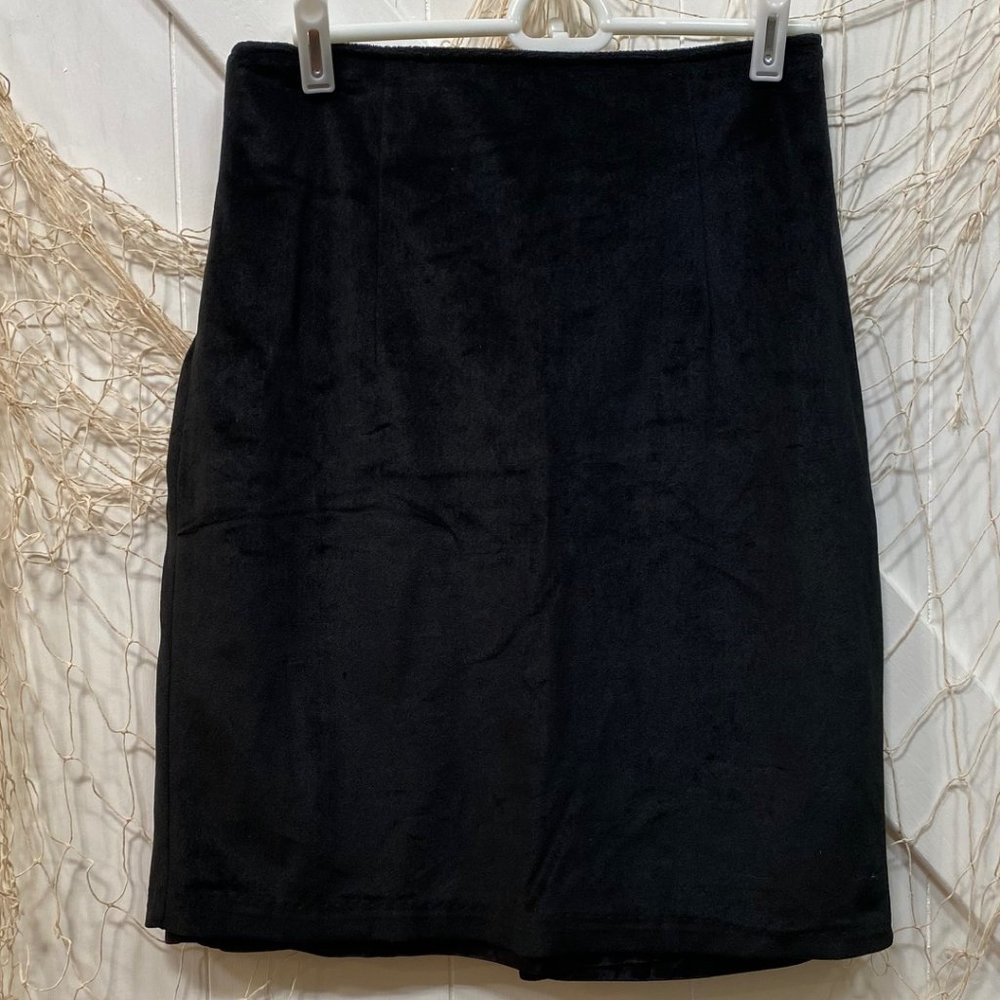 Black Velour Skirt
